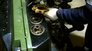 Замена ведущей звезды гусеницы мотобуксировщика РОСТИН