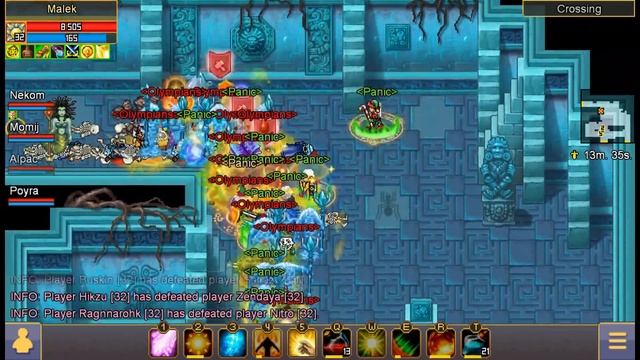 T2 Castle Siege - Panic vs Garbage - Warspear Online смотреть онлайн
