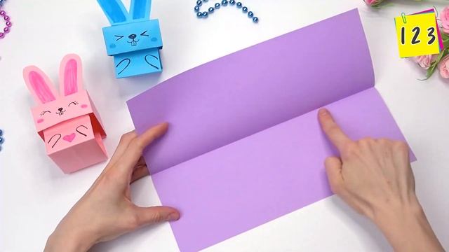 6 paper RABBIT | Easter Craft Ideas смотреть онлайн