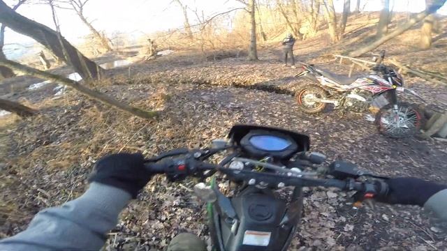 ЭНДУРО ПОКАТУШКА на GEON X-ROAD LIGHT 250 и  Forte CBA 250 - Нашли Отшельника в Лесу