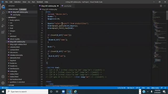 How to implement pagination in searching page with html template in php ? Part#10 смотреть онлайн