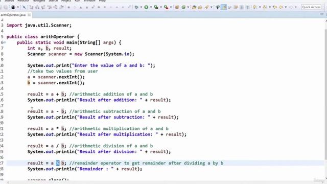 Lecture 2 Java Arithmetic Operators смотреть онлайн