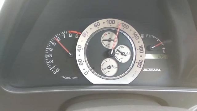 Toyota Altezza 3s-ge Acceleration/Разгон 0-150