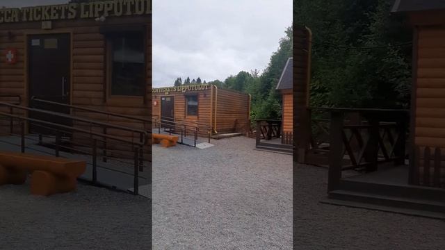 Как выглядит ЖД вокзал ст. Рускеала. смотреть онлайн