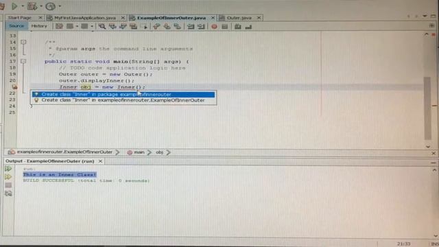 Java Class -7 | Inner Classes, Accessing Private Members, Local Class; смотреть онлайн