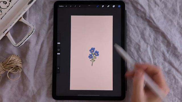 How to Draw Flowers in Procreate | iPad Illustration Tutorial смотреть онлайн