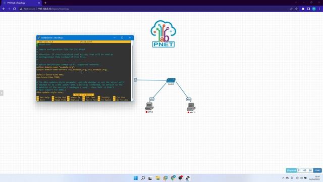 How to install DHCP server and Firewall in ubuntu server PNETLAB смотреть онлайн