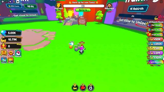 ЗАДОНАТИЛ В НОВЫЙ СИМУЛЯТОР КАЧКА В РОБЛОКС! STRONG MUSCLE SIMULATOR ROBLOX смотреть онлайн