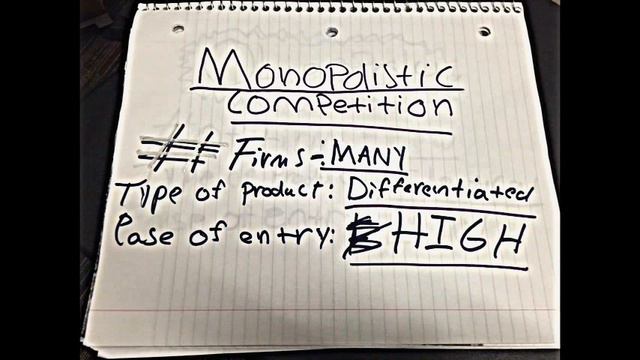 Econ 1051 EC Video - 4 market models смотреть онлайн