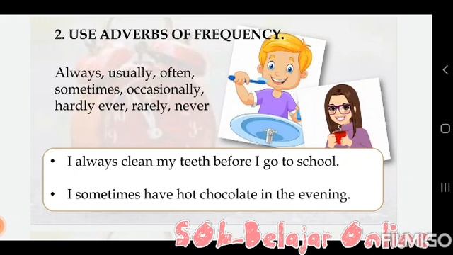 Present Simple Tense -Daily Routine #SOLBelajarOnline #berbagiituindah смотреть онлайн