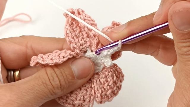 Tutorial 3 In 1 - Fiore E Foglia Facili Con Uncinetto Tunisino (Sottotitoli In 4 Lingue)