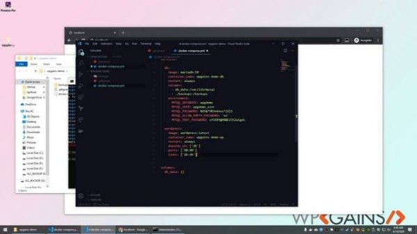 Installing WordPress with MySQL/MariaDB and PHPMyAdmin on a Docker Container in 10 minutes (2020)