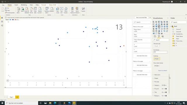 Soccer player tracking tutorial with the Power BI scatterplot (PowerHouseBI) смотреть онлайн