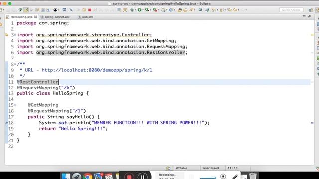 7 Resolve View in MVC using RestController Annotation смотреть онлайн