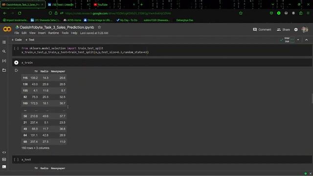 Oasis Infobyte Internship | Data Science | Task #5 SALES PREDICTION USING PYTHON смотреть онлайн