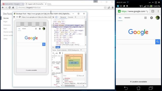 Remote debug web page on Android with Chrome DevTools смотреть онлайн