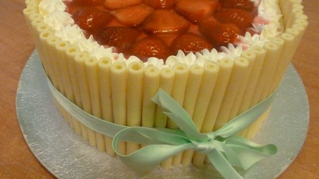 ★ КАК УКРАСИТЬ ТОРТ - Цветы в корзине, Клубника в сливках, Шоколад с малиной. Эксклюзив! смотреть онлайн