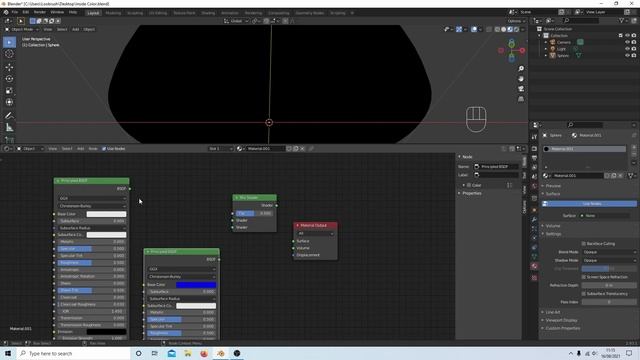Blender 2.93 Tutorial: How To Apply A Different Color To The Backface Of An Object. смотреть онлайн