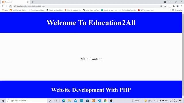Include and Require website development with php смотреть онлайн