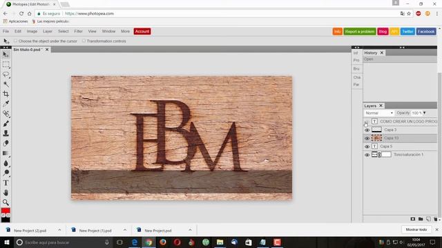 COMO EDITAR Y CREAR PSD ONLINE