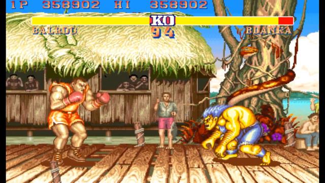 Street Fighter II: Hyper Fighting (Balrog) Full Playthrough