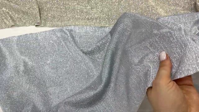 Это надо видеть вживую! Потрясающий трикотаж DIAMOND для новогодних платьев ? смотреть онлайн