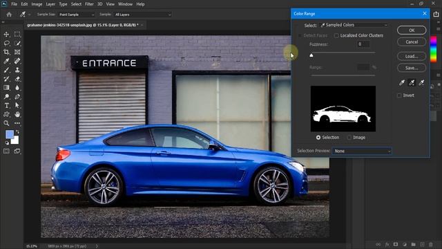 How to select and change color useing color range photoshop in HINDI смотреть онлайн