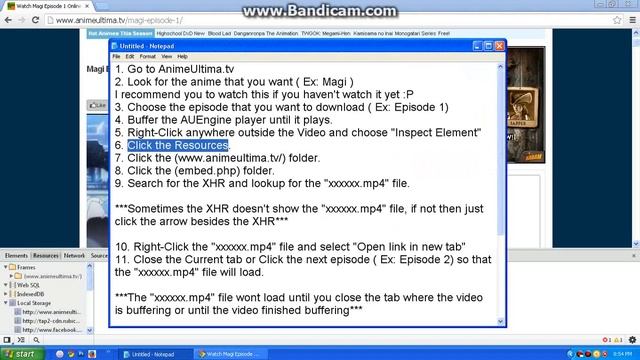Tutorial on how to download Anime videos with 30mb-60mb ( AnimeUltima Quality ) смотреть онлайн