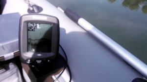 вот как на скорости 25 кл показывает эхолот Humminbird PiranhaMax 180