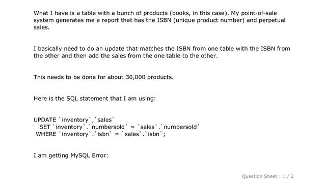 MySQL : Query execution was interrupted, error #1317 смотреть онлайн
