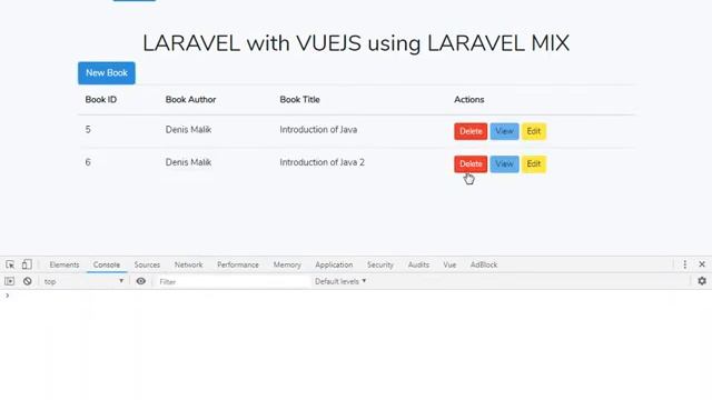Laravel with Vuejs tutorial with CRUD functions and Authentication part 1 смотреть онлайн
