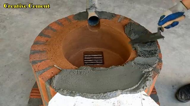 How to make a 2 in 1 wood stove from beautiful red bricks смотреть онлайн