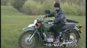 Обкатка Мотоцикла Днепр с ведущей коляской