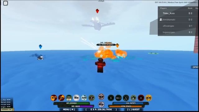 (SHINDO LIFE) Nimbus Fate Spirit Spawn Location + Showcase! Shinobi Life 2