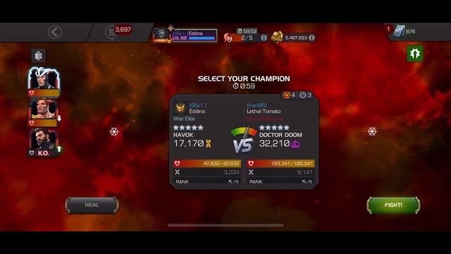 SSx1 vs Ken0B War path 4 Siphon Global node 3 Modok node 19 Doctor Doom node 20 Killmonger MCOC смотреть онлайн