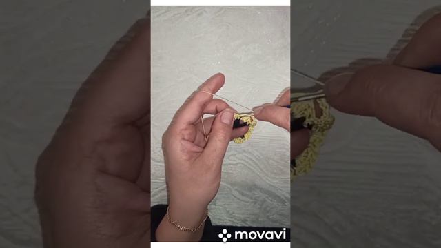 Топ крючком Подсолнух, вязание крючком. Часть 1. смотреть онлайн