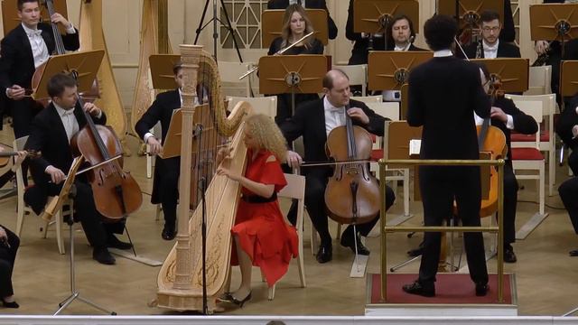 R.Gliere. Concerto for harp and orchestra. Op.74(1938) Allegro Moderato-1 Part смотреть онлайн