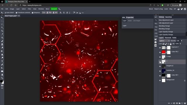 How to make a CUSTOM BACKGROUND EASILY using Photopea! (Photopea/Photoshop) смотреть онлайн
