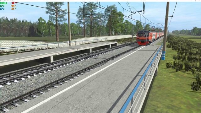 Trainz Railroad Simulator 2019 Максимальные настройки графики смотреть онлайн