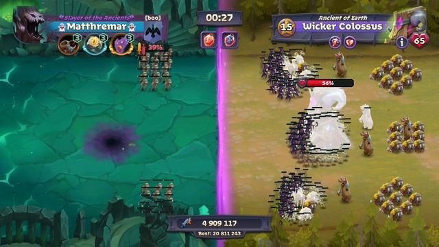 Battle Legion Clan Raid - SR15 Wicker Colossus - Enhanced Melee & Wounded - Controlled Experiment смотреть онлайн