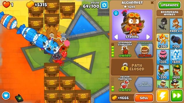 Bloons TD 6 - Cubism - Impoppable - No Monkey Knowledge, Continues and Powers (8.0 patch) смотреть онлайн