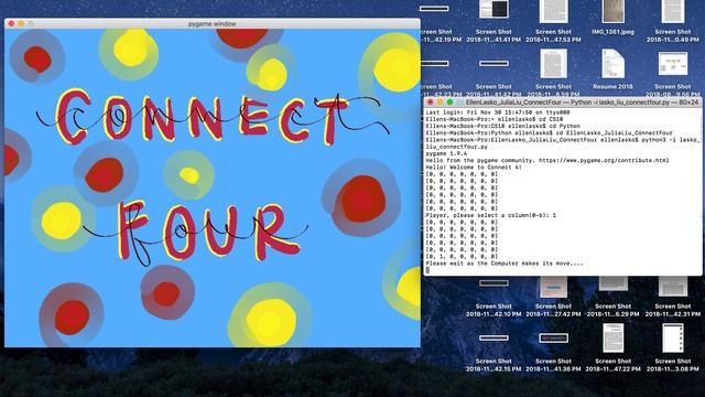 CS10 Connect Four Python Demo (Ellen Lasko, Julia Liu) смотреть онлайн