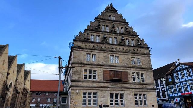 The Pied Piper of Hamelin in Hameln, Germany Walking Tour 4K HDR смотреть онлайн