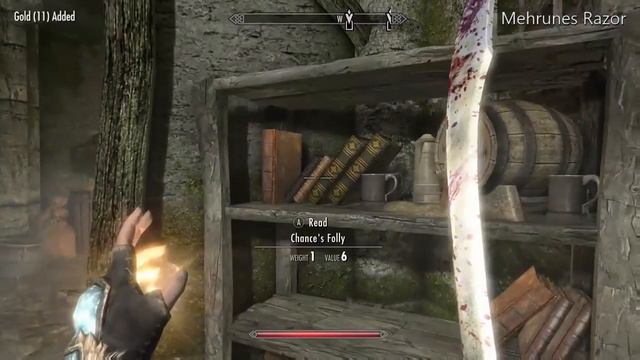 Skyrim Special Edition Xbox One Pieces of the Past Daedric Artifact Mehrunes Razor смотреть онлайн