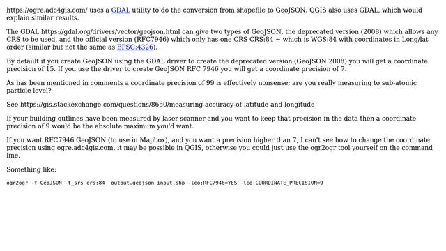 GIS: QGIS exports slightly inaccurate GeoJSON coordinates (3 Solutions!!) смотреть онлайн