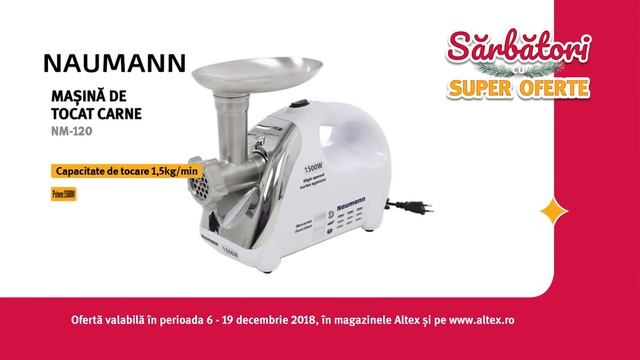 Mașină de tocat carne NAUMANN - Sărbători cu super oferte смотреть онлайн