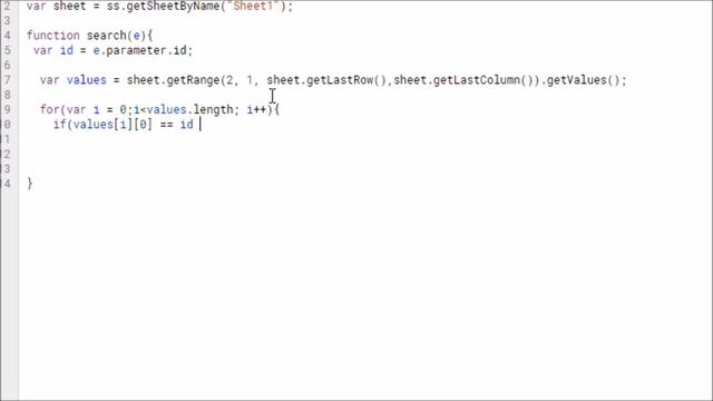 Search Operation on Google Sheet using App Script смотреть онлайн