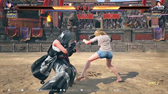 Tekken 8 🔥 GKEN (REINA) vs RANGCHU (ASUKA) 🔥 High Level Gameplay смотреть онлайн
