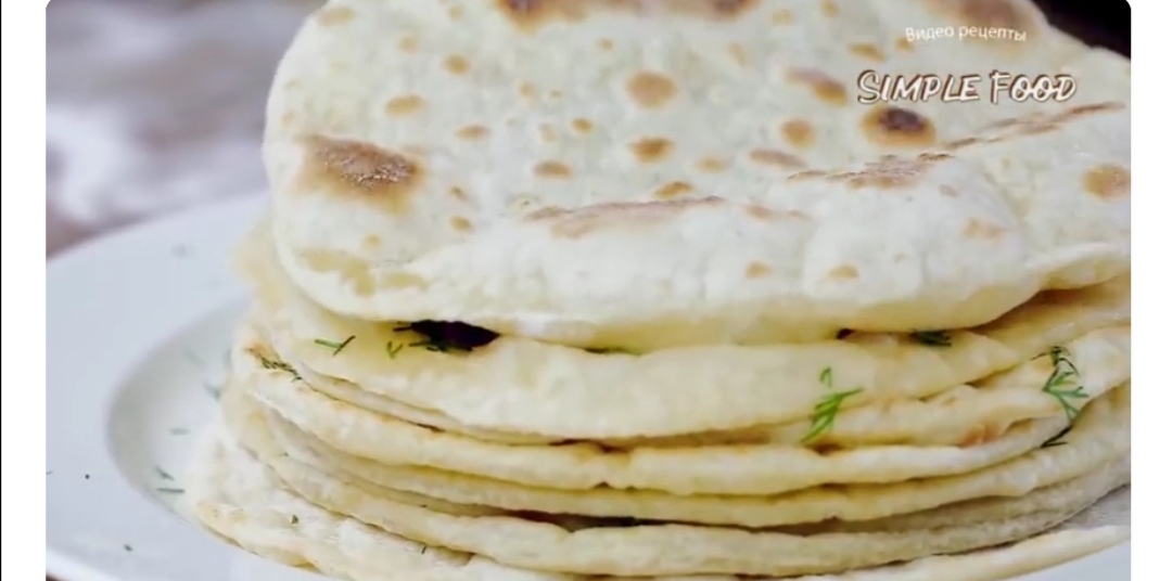 Рецепт лепешек. Очень ПРОСТО. Минимум каллорий!!!!!!!