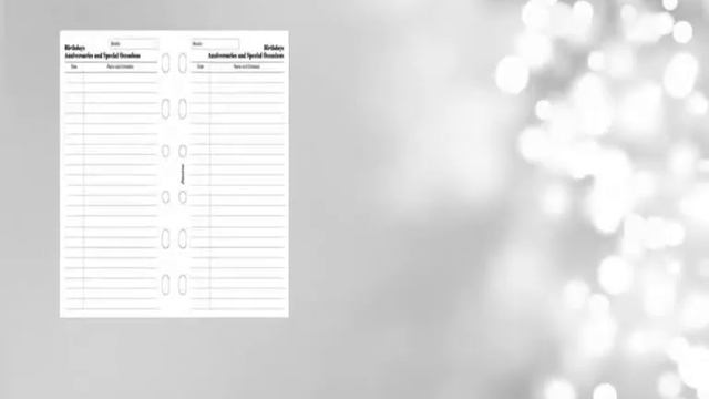 Birthdays, Anniversaries & Special Occasions Pocket | Organiser World смотреть онлайн